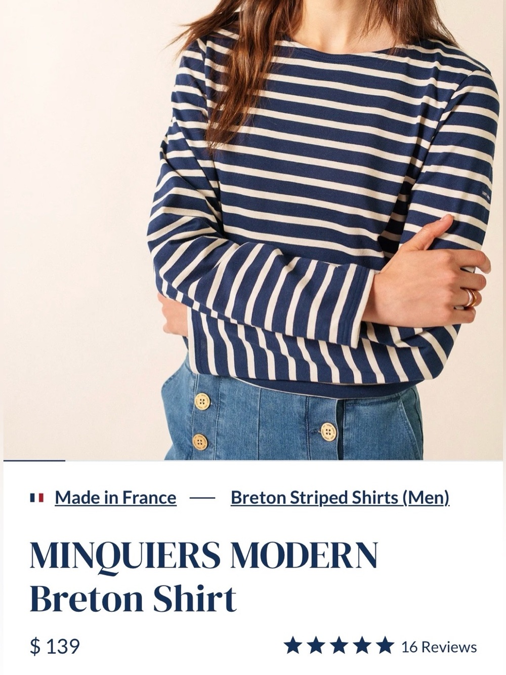 Breton Striped Saint James Shirt